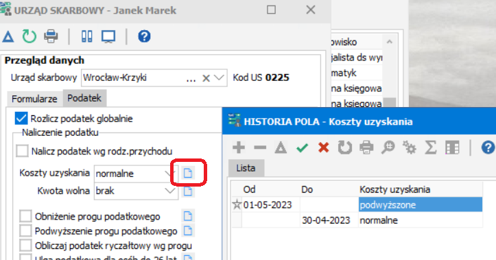 R2p Koszty Uzyskania I Ulga Podatkowa W Ewidencji Pracownika Symfonia Centrum Pomocy 1605