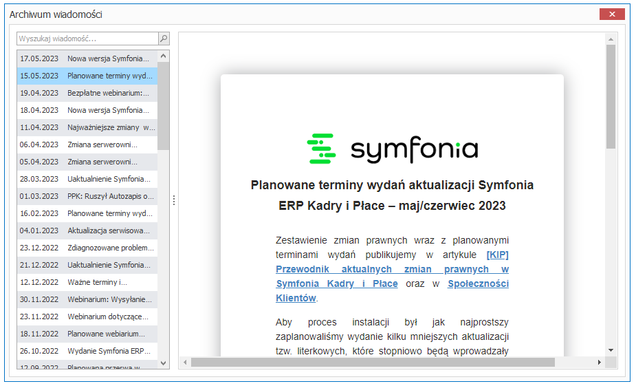 Kip Archiwum Wiadomości Symfonia Symfonia Centrum Pomocy 7891