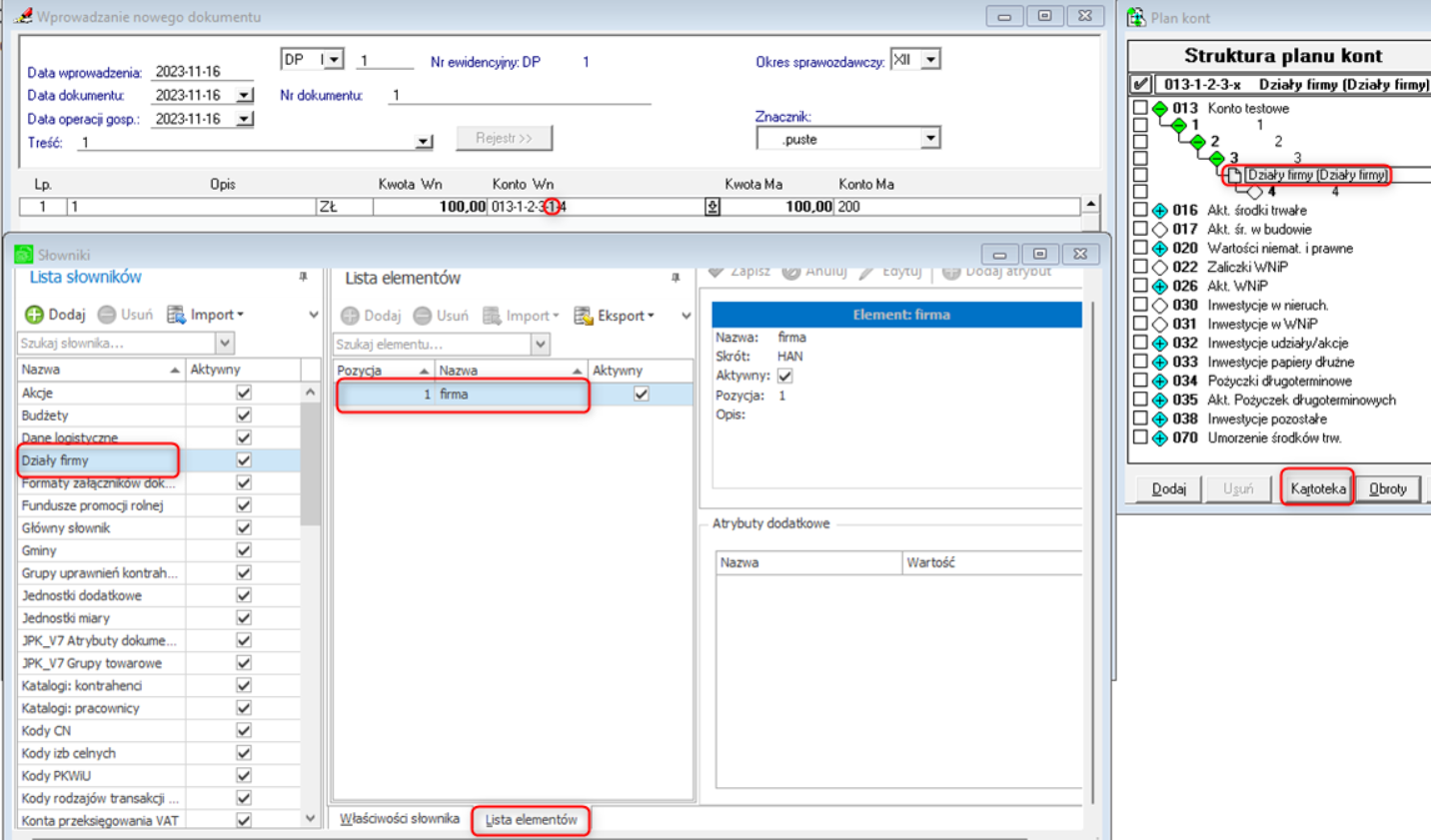 [F50] Krok 6 Modyfikacja planu kont Symfonia Centrum pomocy