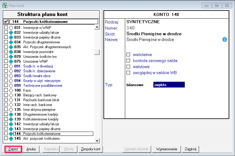 [F50/FKF] Krok 6 Modyfikacja planu kont Symfonia Centrum pomocy